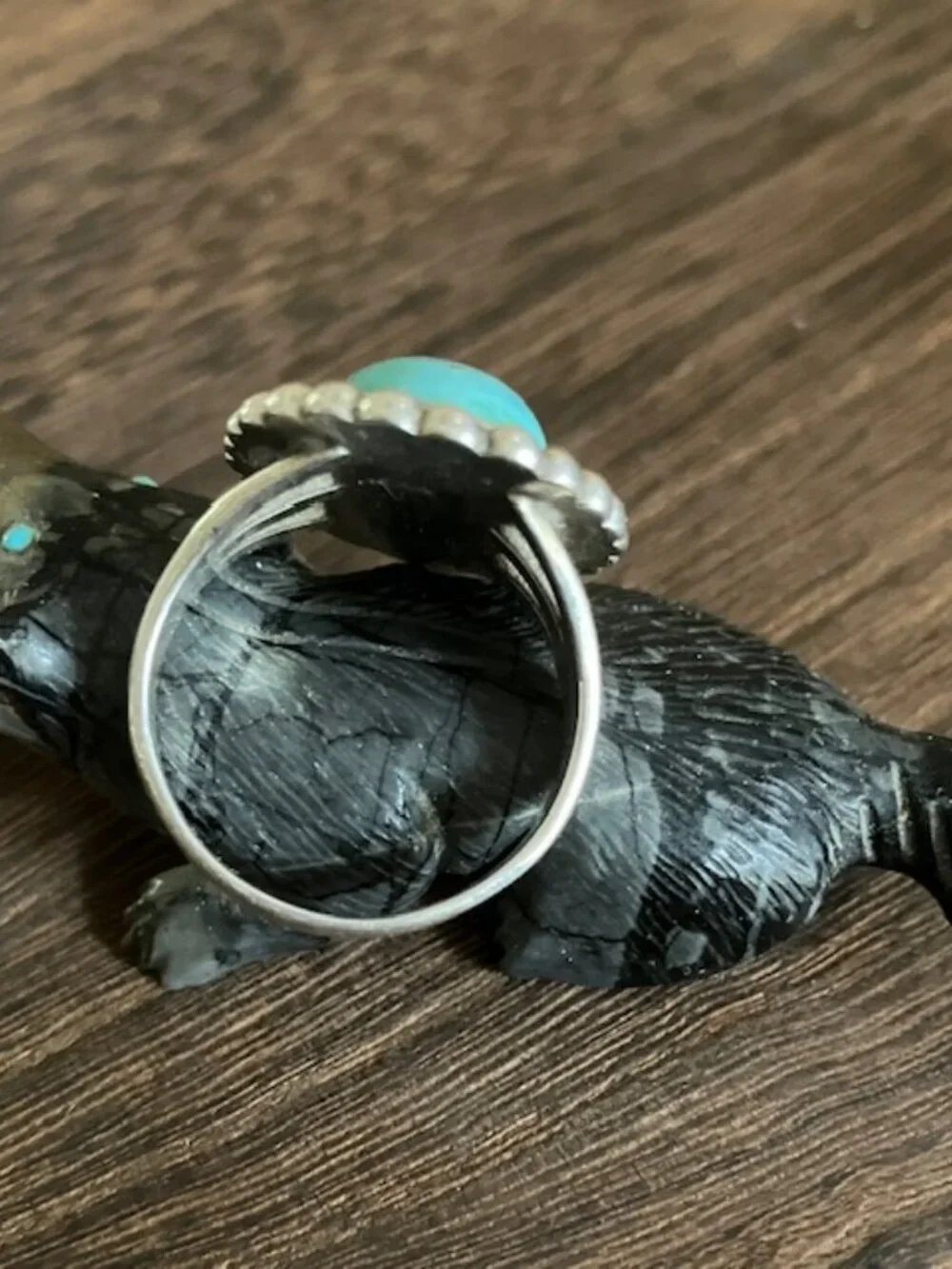 Vintage Navajo Turquoise Sterling Ring